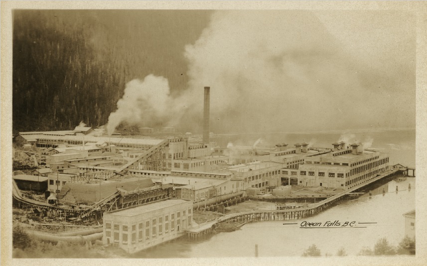 Ocean Falls Paper Mill | 1920s Ocean Falls Paper Mill